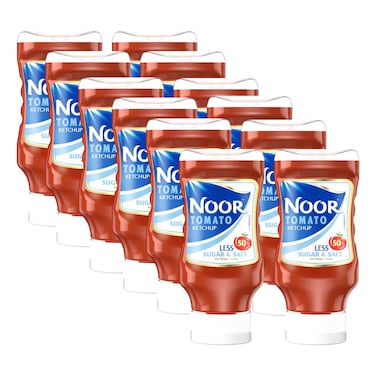 Noor, Tomato Ketchup, Less Sugar and Salt, 410g