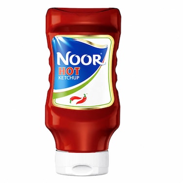 Noor Hot Tomato Ketchup, 410g