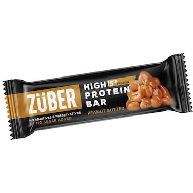 Z&uuml;ber Peanut Butter Hi-Protein Bar, 45g