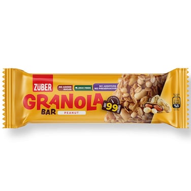 Zuber Granola Bar Peanut 25g