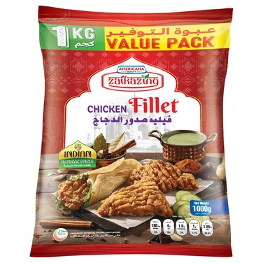 Americana Asian Breaded Chicken Fillet, 1000g