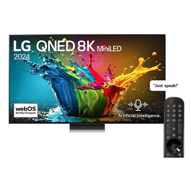 LG 86-Inch 8K Ultra HD, Smart MiniLED QNED TV, 86QNED99T6B, Black
