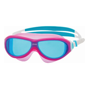 Zoggs Phantom Junior Mask Swimming Goggles Pink White 6 to 14 Years