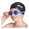 Zoggs Ripper Junior Swimming Goggles Blue Red Tint Blue