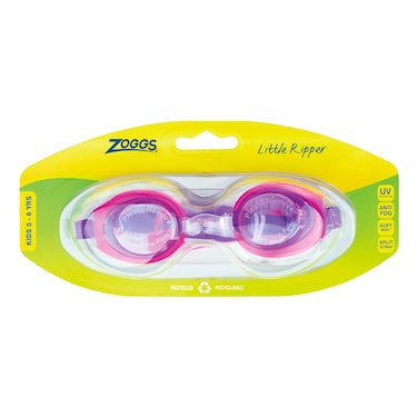 زوغز ليتل ريبر نظارات سباحة للأطفال - وردي وأرجواني من عمر 0 ​​إلى 6 سنوات