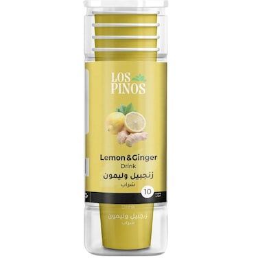 Los Pinos Lemon &amp; Ginger Drink 10Cup