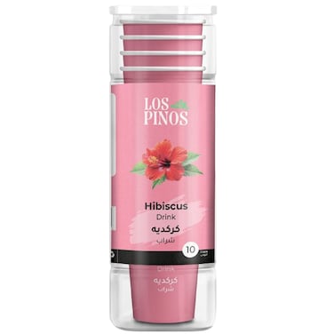 Los Pinos Hibiscus Drink 10 Cup