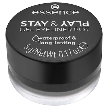essence Stay and Play Gel Eyeliner Pot, 01