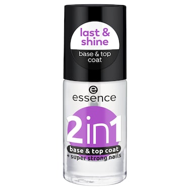 essence 2-in-1 Base and Top Coat, Transparent