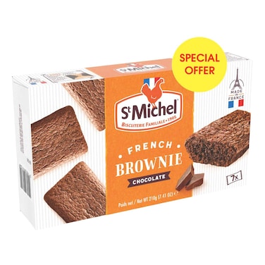 سان ميشيل براوني فرنسي بالشوكولاتة، 210 غرام