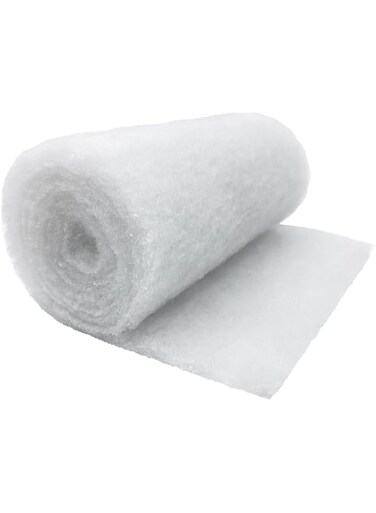 TERRIFI Aquarium Filter Pad, Cut-to-Size Fish Tank Sponge, 200cm x 40cm, Wool Media Filter Foam for Aquariums and Ponds, Suitable for Freshwater and Saltwater