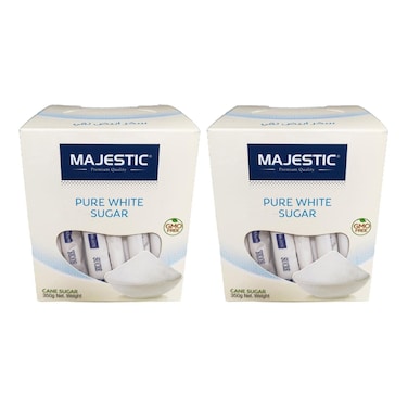 Majestic White Sugar Sticks 350g Pack of 2