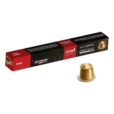 مود كبسولات قهوة إسبريسو منزوعة الكافيين، 10 كبسولات، 52 غرام