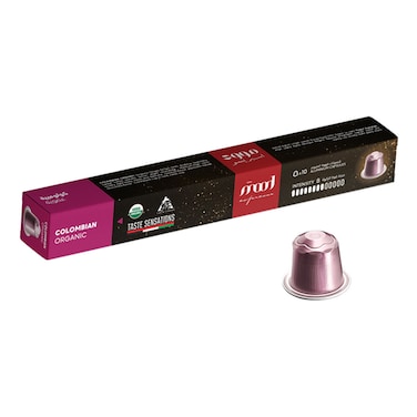 مود كبسولات قهوة إسبريسو كولومبية عضوية، 10 كبسولات، 52 غرام