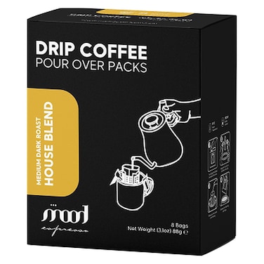Mood Espresso Medium Dark Roast House Blend Drip Coffee, 88g