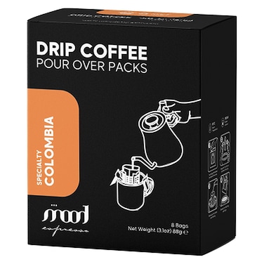 Mood Espresso Specialty Colombia Drip Coffee, 88g