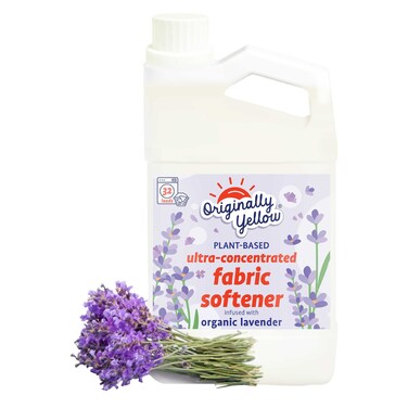 Originally Yellow Plant-Based Ultra-Concentrated Fabric Softener Infused with Organic Lavender 946ml