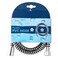 Verkk PVC Flexible Hose Black and Silver 150cm