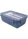 MICROWAVE WHEAT STRAW ECO RECTANGULAR LUNCH BOX 1000ML