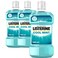 Listerine Mouthwash Cool Mint, freshens breath, helps kill germs 500ml Pack of 3