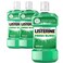 Listerine Mouthwash Fresh Burst, Long-Lasting Mint, 500ml Pack of 3