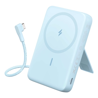 Anker Magnetic Power Bank with Built-in USB-C Cable Blue 10000mAh