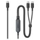 Anker 2-in-1 USB-C to USB-C Data Sync and Charging Cable Black 4ft 140W