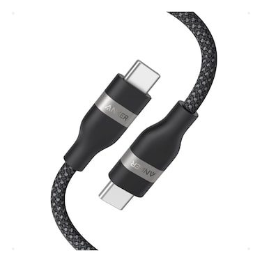Anker Braided USB-C to USB-C Data Sync and Charging Cable Black 6ft 240W
