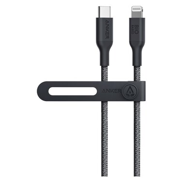 Anker 542 Bio-Based USB-C to Lightning Data Sync Charging Cable Black 3ft