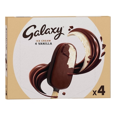 Galaxy Vanilla Ice Cream Stick, 58g Pack of 4