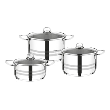 Prestige Stockpot Set 6 PCS