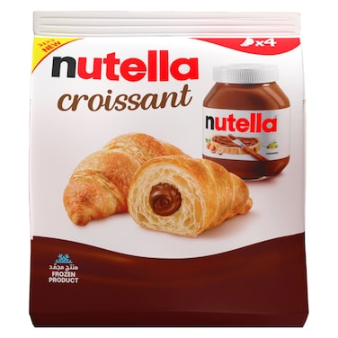 Nutella&reg; Frozen Croissant Rolls with Nutella&reg; Filling, Bake at Home, 4 Pack