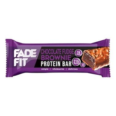 Fade Fit Chocolate Fudge Brownie Protein Bar, 55g