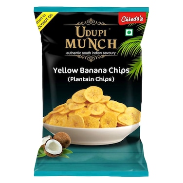 Chheda's Udupi Munch Yellow Banana Chips, 170g