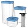 BergHoff Leo Vacuum Food Containers Set 4 PCS