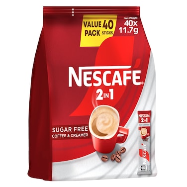Nescafe 2-in-1 Coffee, 11.7g Pack of 40