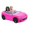 Barbie Glam Doll Convertible Vehicle Car Toy Bright Pink