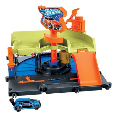 Hot Wheels City Downtown Express Car Wash Playset
