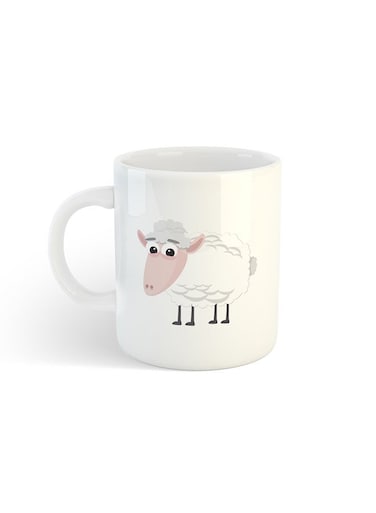 Al-Adha Sheep Printed Mug White