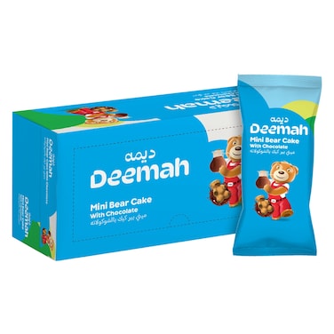 ديمة كعكة الدب الصغيرة بالشوكولاتة، 30 غرام، حزمة من 12