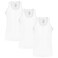 Men John Gladstone Vest, JGV-5, White, S, Pack of 3