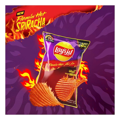 Lay&#39;s Flamin&#39; Hot Potato Chips Spicy and Crunchy 45g