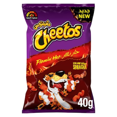 Cheetos Flamin' Hot Sriracha Flavor Spicy 40g