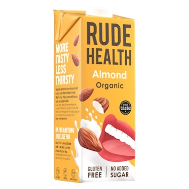 Rude Health Organic Dairy Free Almond Drink Gluten Free 1L