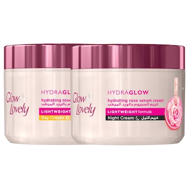 غلو آند لافلي كريم هيدراغلو نهاري 50 غرام + كريم ليلي 50 غرام