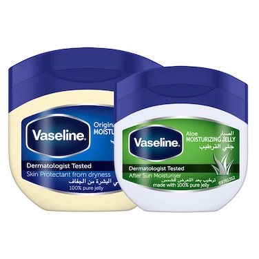 Vaseline Moisturizing Petroleum Jelly Original 250ml + Aloe 100ml