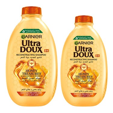 Garnier Ultra Doux Reconstructing Shampoo With Honey Treasures 400ml+200ml