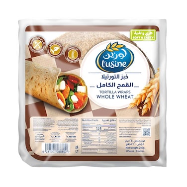 L'usine Whole Wheat Tortilla Wrap, 240g