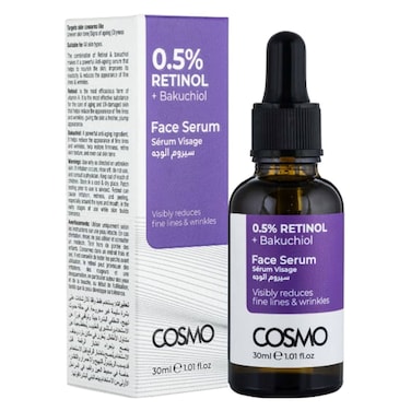 Cosmo Retinol Plus Bakuchiol Face Serum 30ml