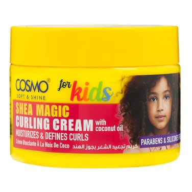 كوزمو سوفت آند شاين شيا ماجيك كريم تجعيد الشعر بزيت جوز الهند للأطفال 325 غرام